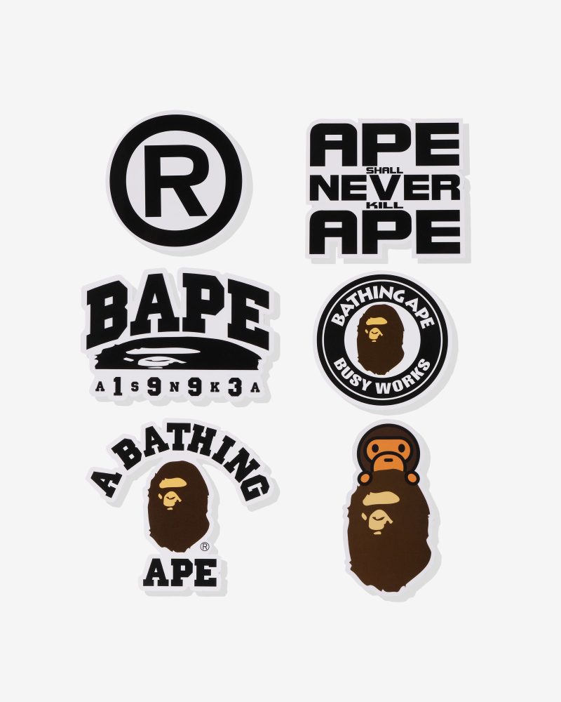 Accessories bape sticker set 1K30182054.view 1