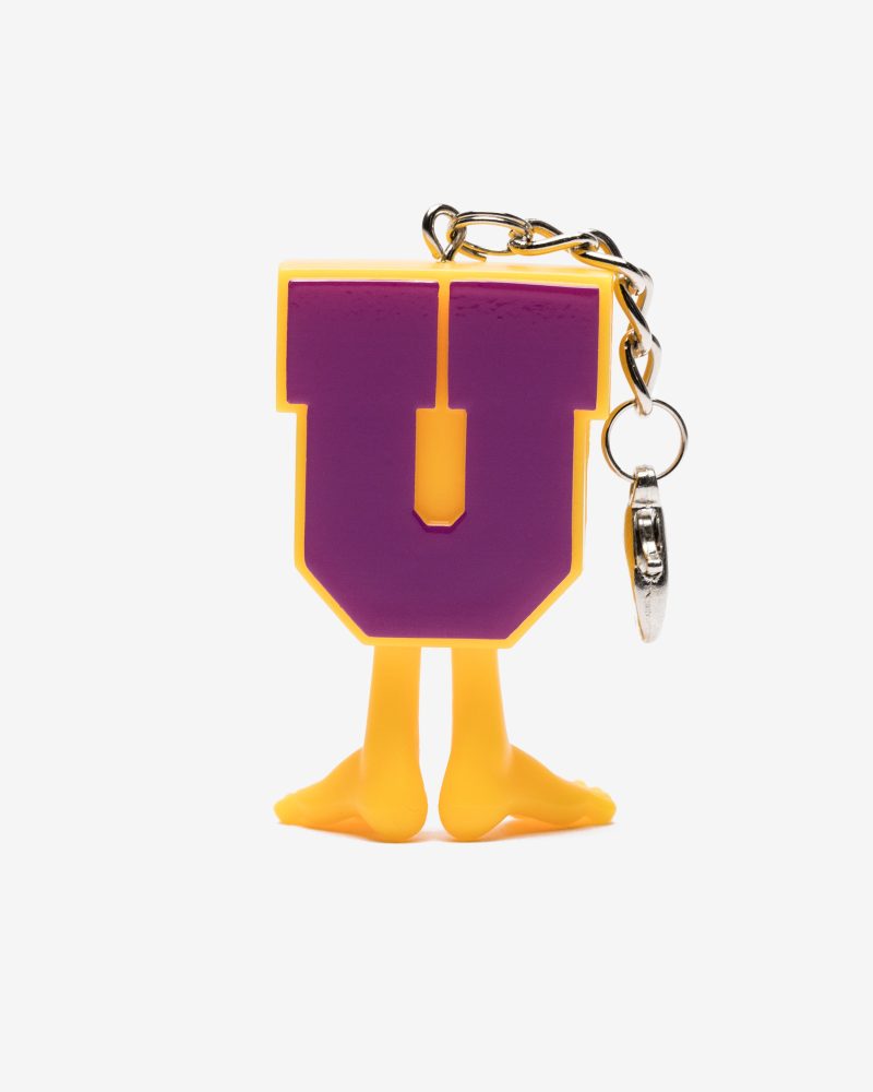 accessories keychains undefeated x medicom uman keychain UMANKC LAKER.view 2