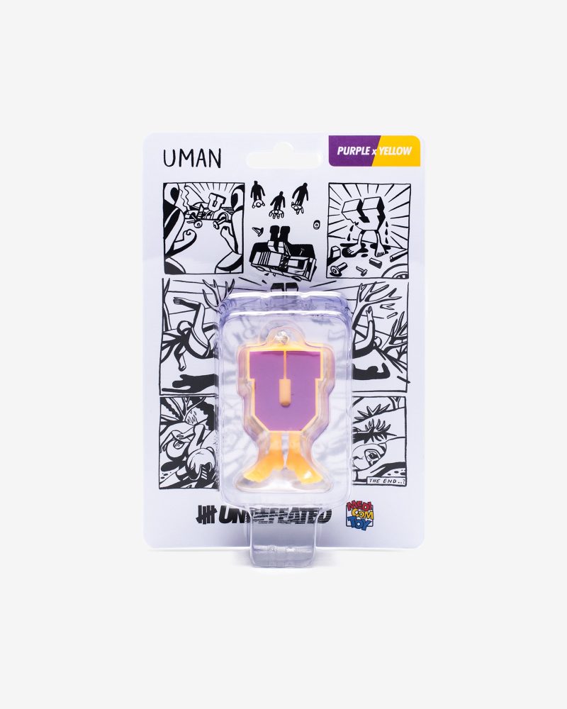 accessories keychains undefeated x medicom uman keychain UMANKC LAKER.view 4