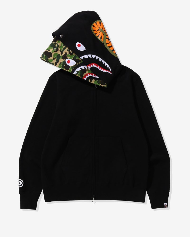 apparel bape abc camo shark wide fit full zip double 1I30 115 016.view 3