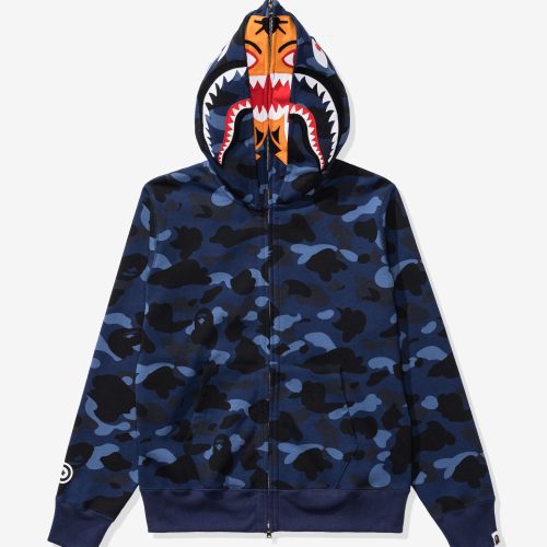 apparel bape color camo tiger shark wide full zip double 1I30 115 021.view 2