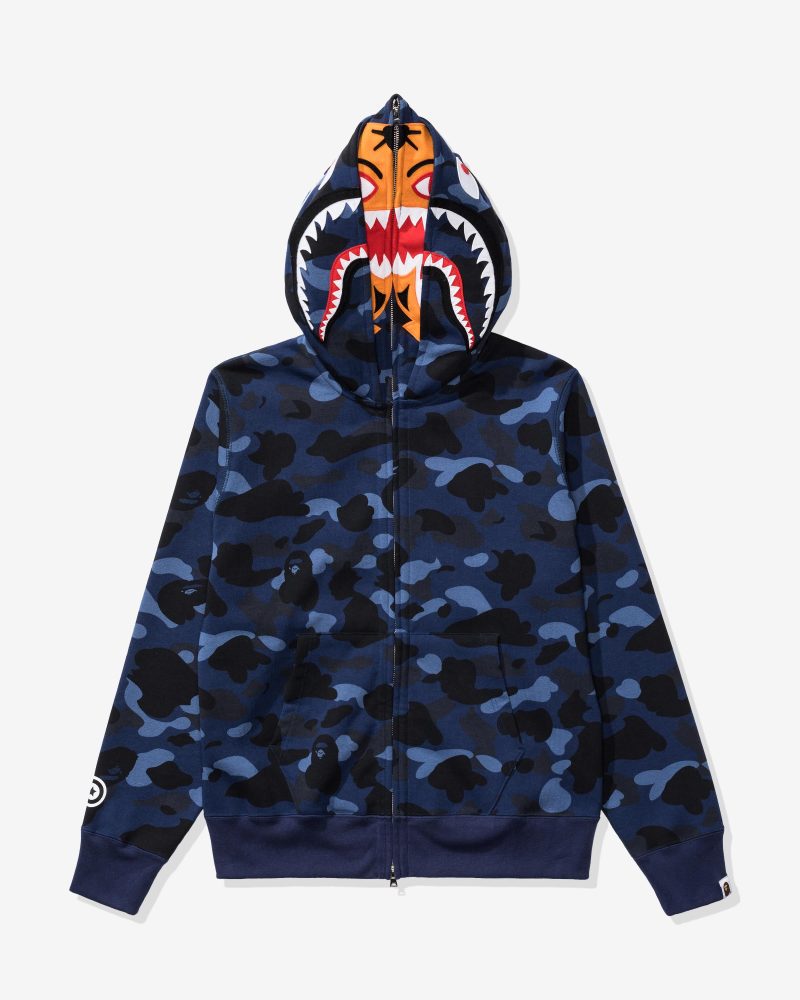 apparel bape color camo tiger shark wide full zip double 1I30 115 021.view 2