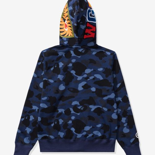 apparel bape color camo tiger shark wide full zip double 1I30 115 021.view 3