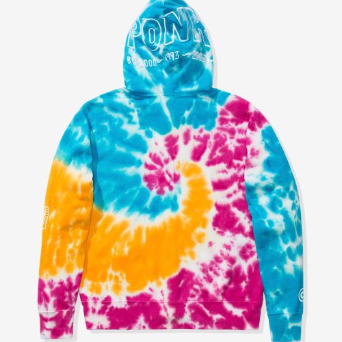 apparel outerwear bape tie dye shark wide full zip hoodie 1F30 115 019.view 3