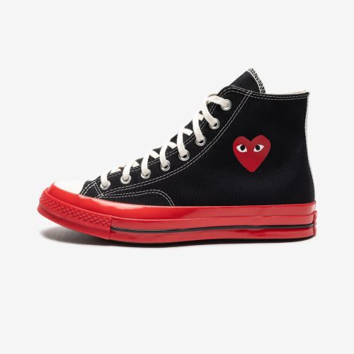 footwear converse cdg red sole chuck 70 high black AZ K124 001.view 2