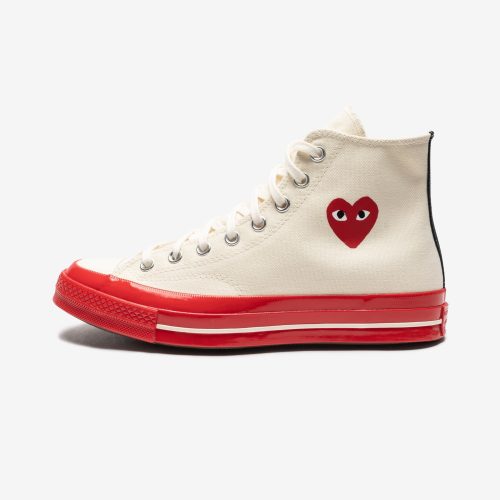 footwear converse cdg red sole chuck 70 high white AZ K124 001.view 2