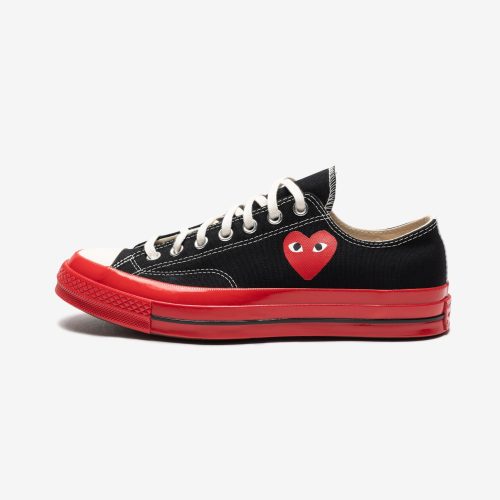 footwear converse cdg red sole chuck 70 low black AZ K123 001.view 2