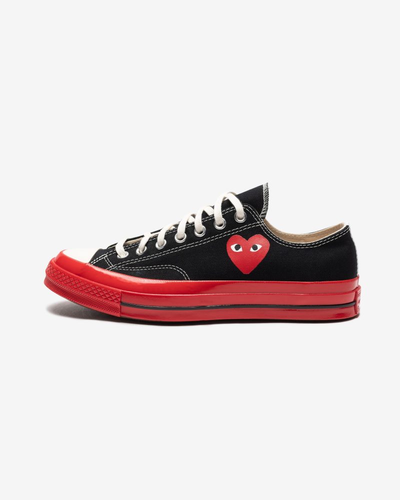 footwear converse cdg red sole chuck 70 low black AZ K123 001.view 2