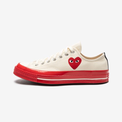 footwear converse cdg red sole chuck 70 low white AZ K123 001.view 2