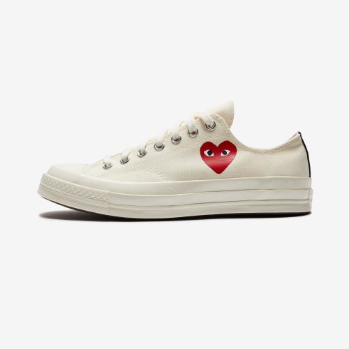 footwear converse cdg single heart chuck 70 ox A08805C.view 2